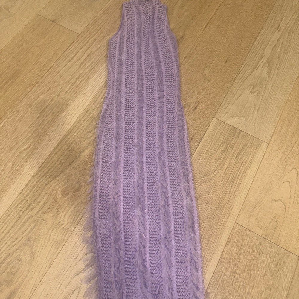 Roberta Einer Lavender Knit Detail